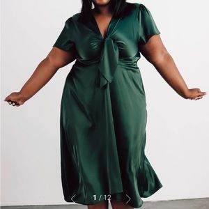 Baltic Born Green Midi Dress